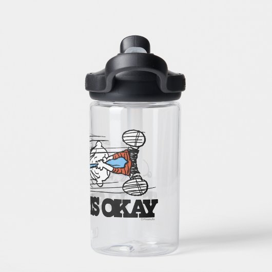 Peanuts | Snoopy & Linus Waterfles (Achterkant)