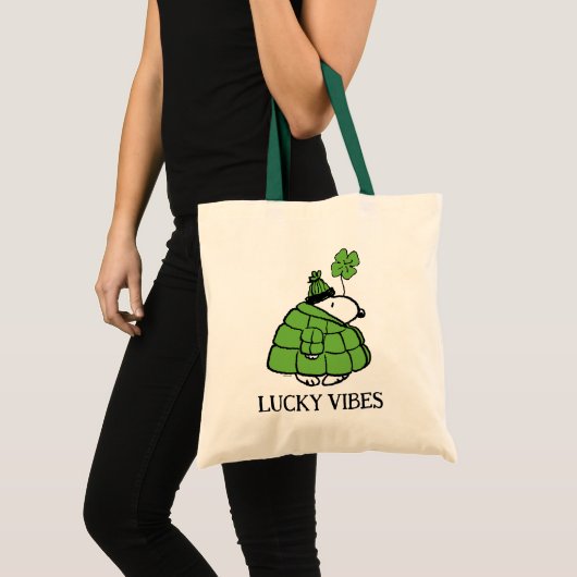 Peanuts | Snoopy Lucky Clover Tote Bag (Voorkant (product))