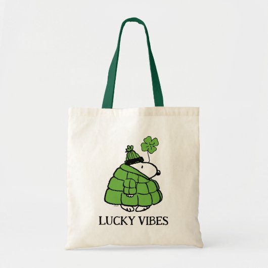 Peanuts | Snoopy Lucky Clover Tote Bag (Voorkant)