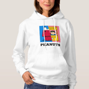 Peanuts   Snoopy & Lucy half & half Hoodie