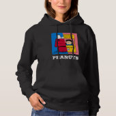 Peanuts | Snoopy & Lucy half & half Hoodie (Voorkant)
