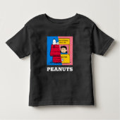 Peanuts | Snoopy & Lucy half & half Kinder Shirts (Voorkant)