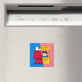 Peanuts | Snoopy & Lucy half & half Magneet (Insitu (Vaatwasser))
