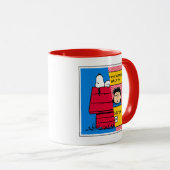 Peanuts | Snoopy & Lucy half & half Mok (Voorkant rechts)