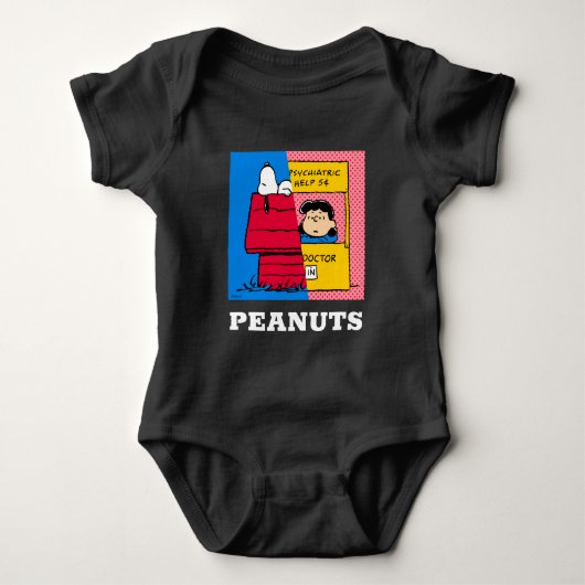 Peanuts | Snoopy & Lucy half & half Romper (Voorkant)