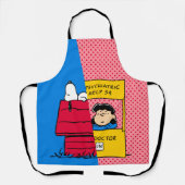 Peanuts | Snoopy & Lucy half & half Schort (Voorkant)