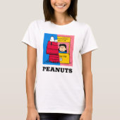 Peanuts | Snoopy & Lucy half & half T-shirt (Voorkant)