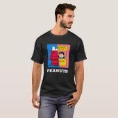 Peanuts | Snoopy & Lucy half & half T-shirt (Voorkant volledig)