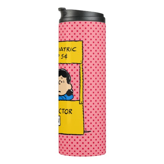 Peanuts | Snoopy & Lucy half & half Thermosbeker (Geroteerd rechts)