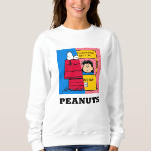 Peanuts Snoopy & Lucy half & half Trui