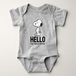 Peanuts Snoopy | |'m Nieuw hier Romper