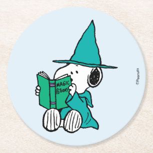 Peanuts Snoopy Magische Toverdranken Halloween Ronde Kartonnen Onderzetter