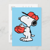 Peanuts | Snoopy Making the Catch Briefkaart (Voorkant / Achterkant)