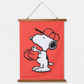Peanuts | Snoopy Making the Catch Hangend Wandkleed (Voorkant)