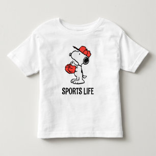 Peanuts   Snoopy Making the Catch Kinder Shirts