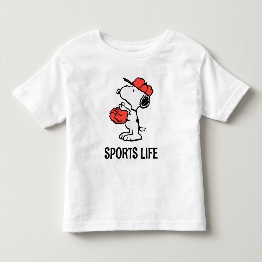 Peanuts | Snoopy Making the Catch Kinder Shirts (Voorkant)
