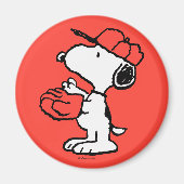 Peanuts | Snoopy Making the Catch Magneet (Voorkant)