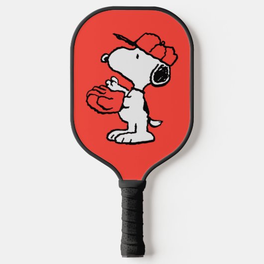 Peanuts | Snoopy Making the Catch Pickleball Paddle (Voorkant)