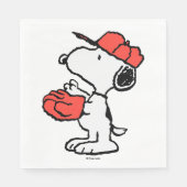 Peanuts | Snoopy Making the Catch Servet (Voorkant)