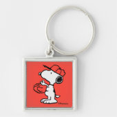 Peanuts | Snoopy Making the Catch Sleutelhanger (Voorkant)