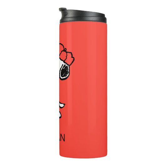 Peanuts | Snoopy Making the Catch Thermosbeker (Geroteerd rechts)