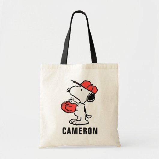 Peanuts | Snoopy Making the Catch Tote Bag (Voorkant)