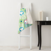 Peanuts | Snoopy Mint Green Deco Dreams Sherpa Deken (In situ)