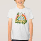 Peanuts | Snoopy Music Rainbow Tri-Blend Shirt (Voorkant)