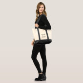 Peanuts | Snoopy muzieknoten Tote Bag (Voorkant (model))