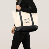 Peanuts | Snoopy muzieknoten Tote Bag (Voorkant (product))
