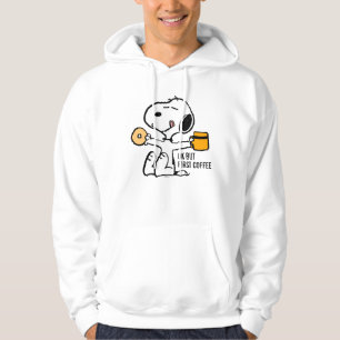 Peanuts Snoopy OK Maar eerste koffie Hoodie