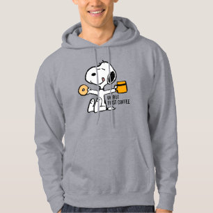 Peanuts   Snoopy OK Maar eerste koffie Hoodie