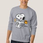 Peanuts | Snoopy OK Maar eerste koffie Trui (Voorkant)