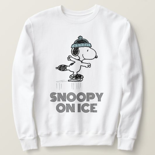 Peanuts | Snoopy op ijs Trui (Design voorkant)