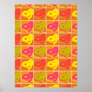 Peanuts Snoopy Pop Art Patroon Poster