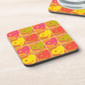 Peanuts | Snoopy Pop Art Pattern Bier Onderzetter (Linkerzijde)