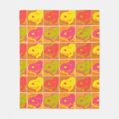 Peanuts | Snoopy Pop Art Pattern Fleece Deken (Voorkant)