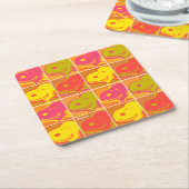 Peanuts | Snoopy Pop Art Pattern Kartonnen Onderzetters (Schuin)