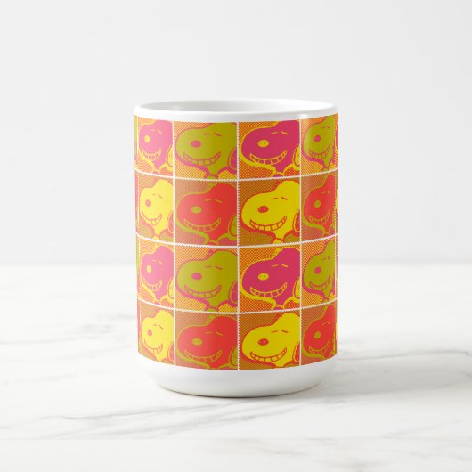 Peanuts | Snoopy Pop Art Pattern Koffiemok (Center)