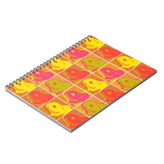 Peanuts | Snoopy Pop Art Pattern Notitieboek (Linkerzijde)