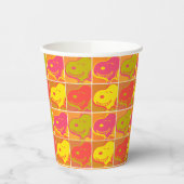 Peanuts | Snoopy Pop Art Pattern Papieren Bekers (Links)