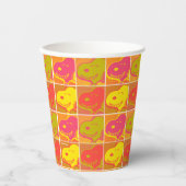 Peanuts | Snoopy Pop Art Pattern Papieren Bekers (Voorkant)