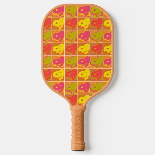 Peanuts | Snoopy Pop Art Pattern Pickleball Paddle (Voorkant)