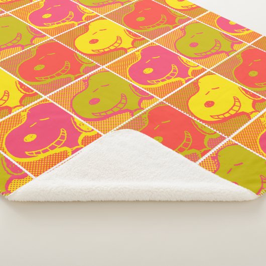 Peanuts | Snoopy Pop Art Pattern Sherpa Deken (3/4)