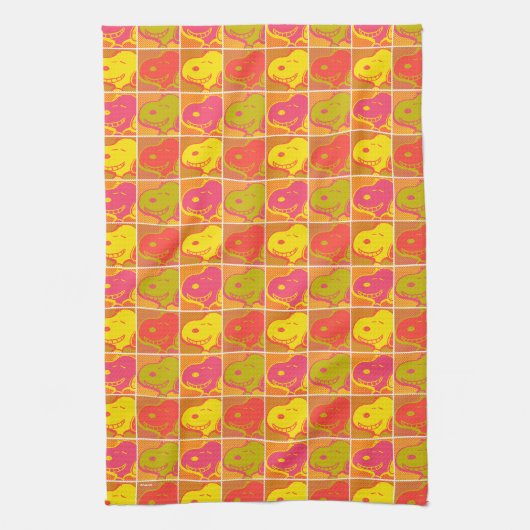 Peanuts | Snoopy Pop Art Pattern Theedoek (Verticaal)