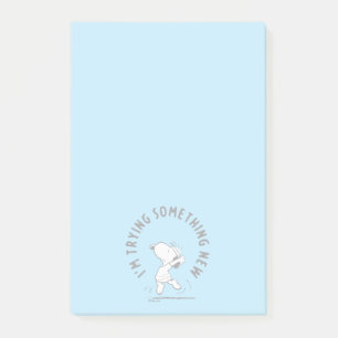 Peanuts Snoopy probeert iets nieuws Post-it® Notes