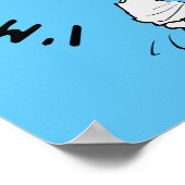 Peanuts | Snoopy probeert iets nieuws Poster (Hoek)