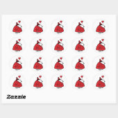 Peanuts | Snoopy Puffer Jacket Valentijn Ronde Sticker (Vel)