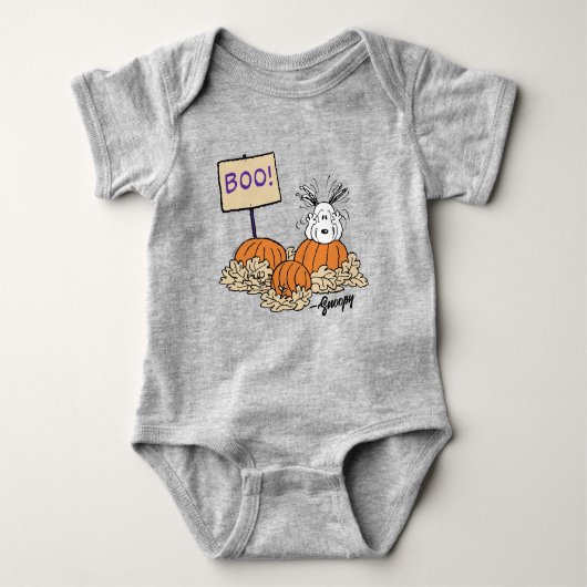 Peanuts | Snoopy Pumpkin Patch Boo! Romper (Voorkant)