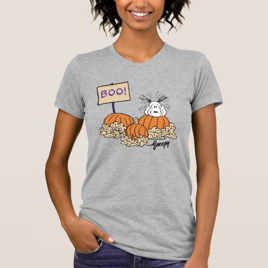 Peanuts | Snoopy Pumpkin Patch Boo! T-shirt (Voorkant)